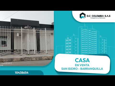 Casa en Venta Barrio San Isidro en Barranquilla
