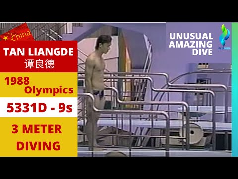 1988 Tan Liangde 谭良德 - 5331D - 9s - China Diver 3 meter diving - Olympics Games