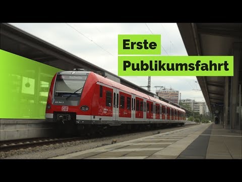 Erste Publikumsfahrt mit der modernisierten Münchner S-Bahn