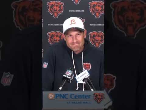 Chicago Bears: Ben Johnson on Theo Benedet. (10/11/25)