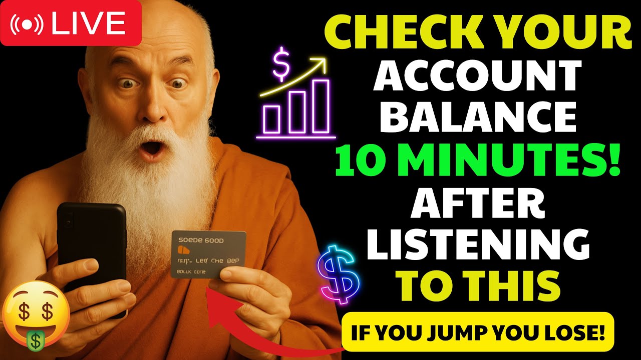 UNEXPECTED MONEY: 10 minutes after hearing this, check your account immediately | Buddhist teachings