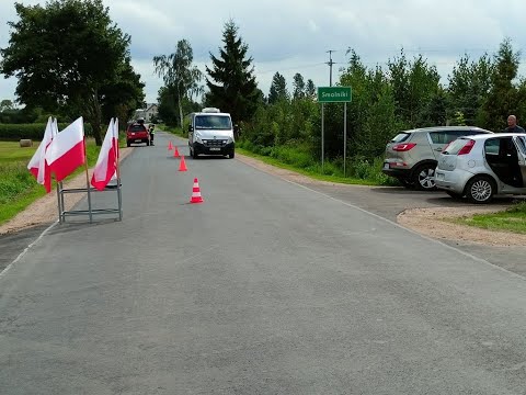 Droga Wiżajny – Smolniki – Sidory już po modernizacji. Malowniczy trakt 