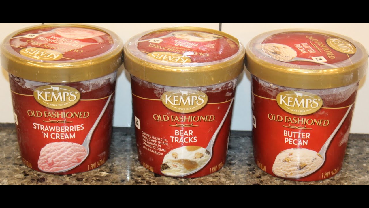 Kemps Ice Cream: Strawberries ‘N Cream, Bear Tracks & Butter Pecan Review