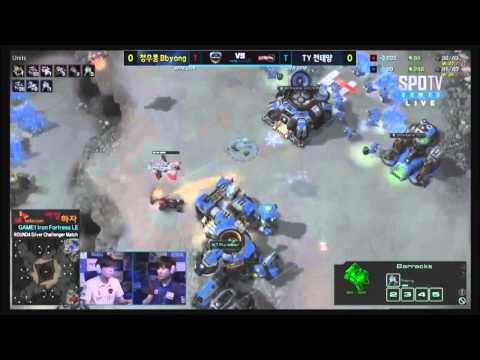 Starcraft II HOTS: Proleague 2015 PlayOff Silver Game 1 KT Rolster "TY" vs CJ Entus "BByong"