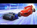 Cars Lightning McQueen Crashes Backwards