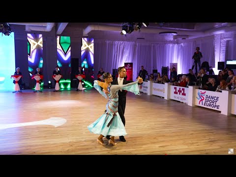 Vladislav Untu - Polina Baryshnikova. WDSF European champions 10 dance.  Tango. Kyiv, Ukraine