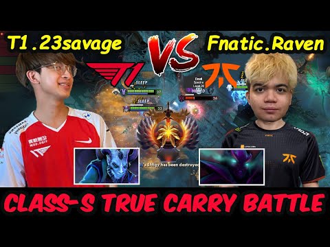 T1 23savage Riki 12K MMR vs Fnatic Raven Spectre | Battle Of Class-S True Carry Dota 2