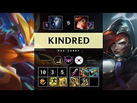 Kindred ADC vs Miss Fortune - KR Master Patch 25.06