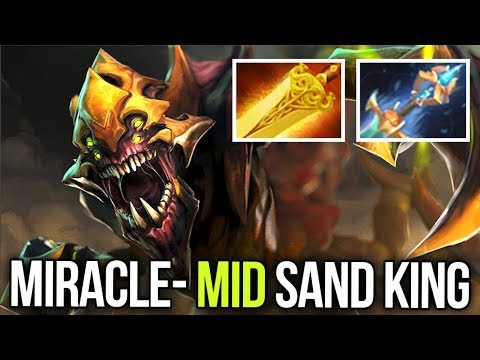 Miracle- Mid Solo Sandking WTF Build Radiance + Kaya 9k MMR - Dota 2
