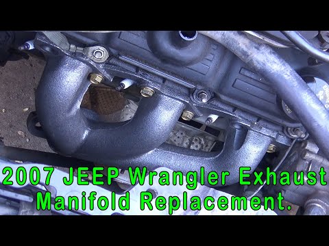 2007-2011 Jeep Wrangler JK Exhaust Manifold Replacement. 3.8L Engine