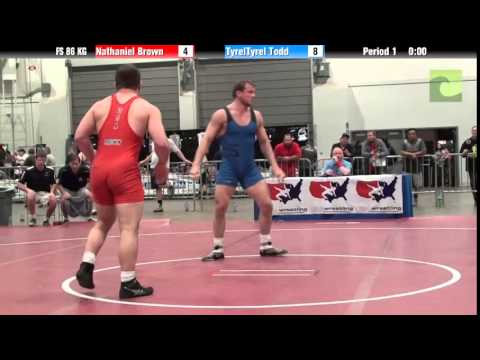 Mens FS FS 86 KG - Nathaniel Brown vs. TyrelTyrel Todd