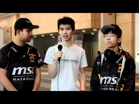 Interview with KawaiiRice and Gretorp from FnaticMSI - MLG Dallas