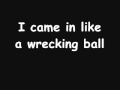 Miley Cyrus Wrecking Ball Lyrics Text In Description