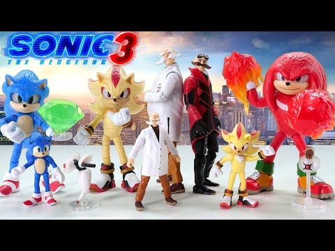 Unboxing EVERY Sonic 3 Action Figure To BUG ZAP Gerald! - 1 Hour