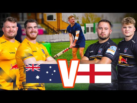WHEN RUGBY MEETS CRICKET! Australia v England | The Ashes Challenge