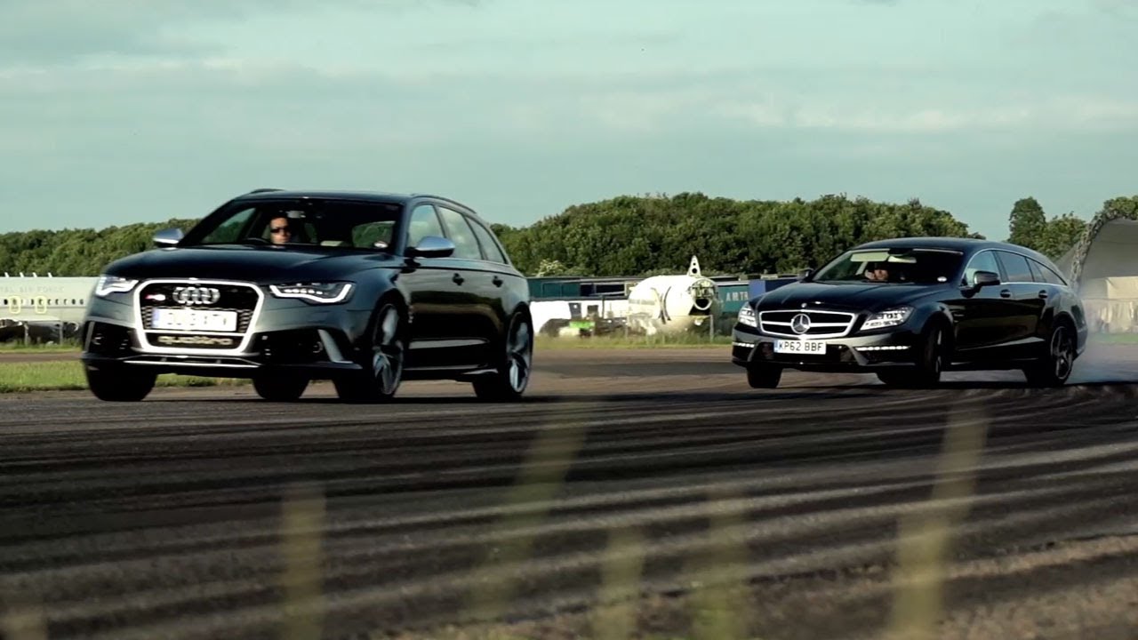 Audi RS6 v Mercedes CLS 63 AMG Shooting Brake: Super Wagons. - /CHRIS HARRIS ON CARS