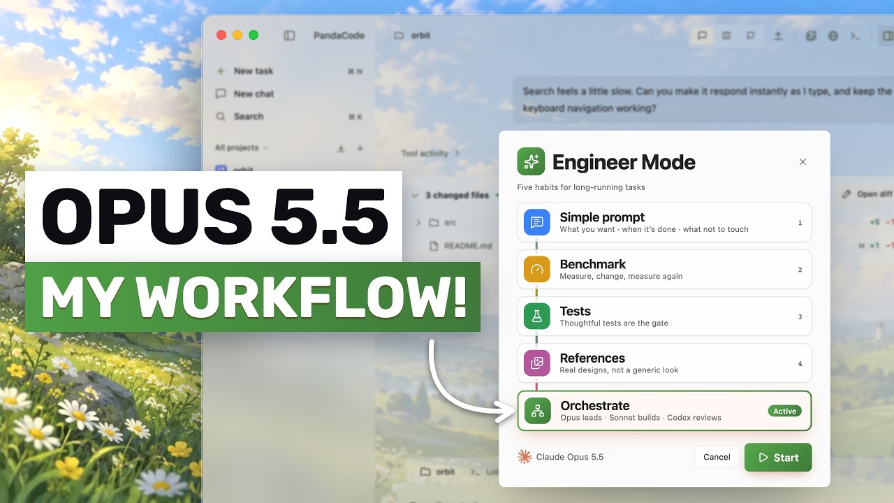 Here's how I do Real Engineering with Opus 5.5 (Workflow w/ Tools)