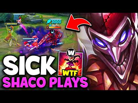 4 hours of SICK Shaco outplays and baits by Pink Ward