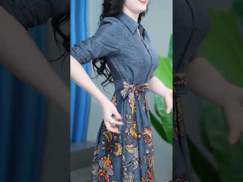 Shirt neck dress belt tie method