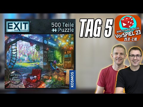 Exit Puzzle 500 Teile - Das verborgene Atelier - Live Let's Puzzle mit Till & Ben