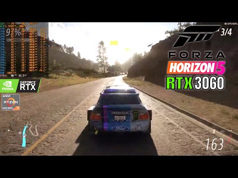 Forza Horizon 5: RTX 3060 + Ryzen 7 5800h - Ultra settings (RTX ON) 1080p