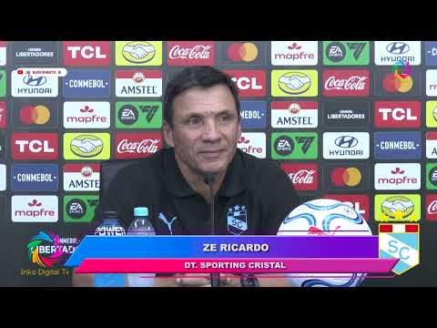 Conferencia de prensa Sporting Cristal tras ganar 2 - 0 a Junior de Barranquilla  Copa Libertadores