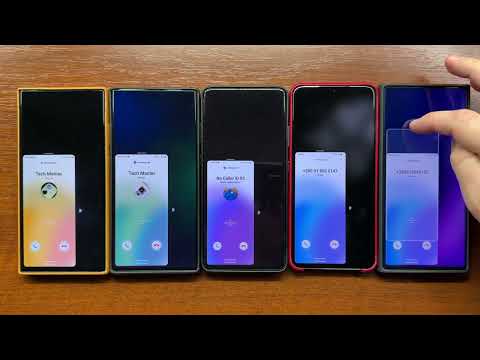 SAMSUNG Galaxy S23, S22, S21, S20, Note 20 ULTRAs One-Handed Mode INCOMING CALL