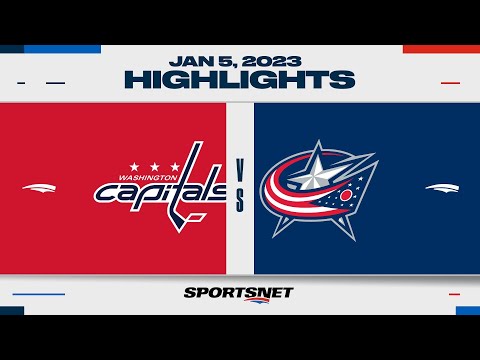NHL Highlights | Capitals vs. Blue Jackets - January 5, 2023
