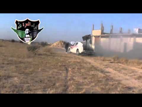 استهداف  قوات النظام براجمة صواريخ كاتيوشا في مطار الطبقة العسكري في محافظة الرقة