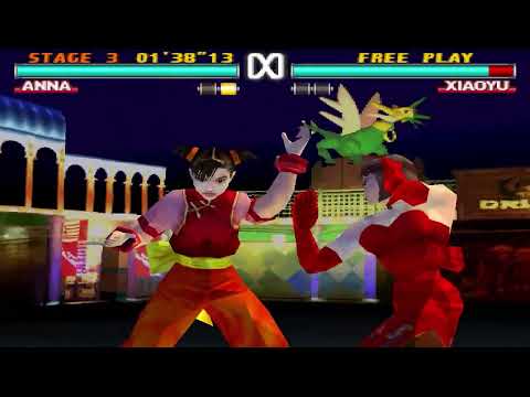 I beat Tekken 3 Arcade Mode using Anna Williams multi throws and throws only