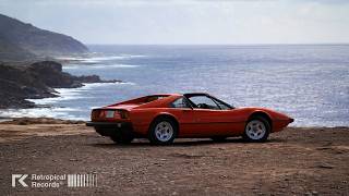 On The Beach With My Ferrari in 1984