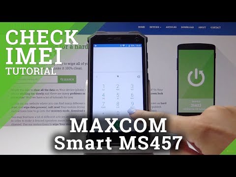 How to Locate IMEI & Serial Number in MAXCOM Smart MS457 Strong