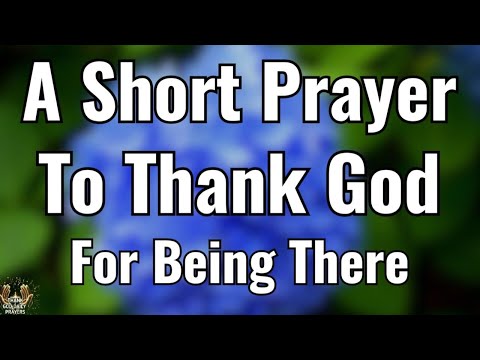 Thank You Lord for Always Being There | A Gentle Morning Prayer of Gratitude
