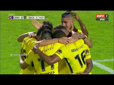 Gol de Barrios (0-1) / Cerro Porteño 1 – 2 Boca Juniors – Amistoso Internacional 2017