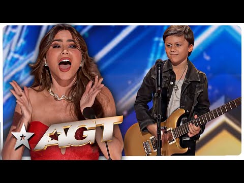 10 Year Old WOWS The Judges With His Cover of “Are You Gonna Go My Way” on America's Got Talent 2025