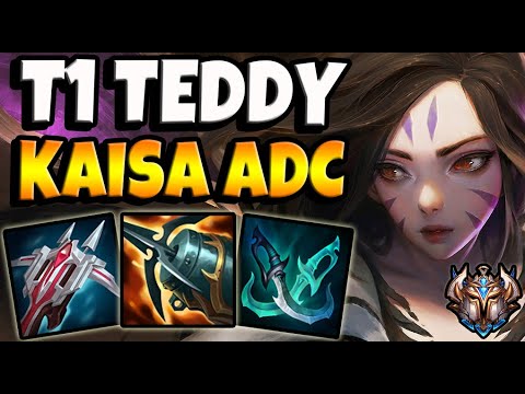 T1 Teddy KAISA vs EZREAL [ ADC ] Patch 11.11 Ranked Korea ✅