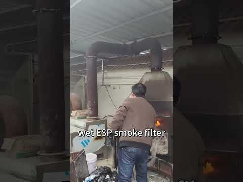 Black smoke purification for biomass boilers--wet electrostatic  precipitator#esp