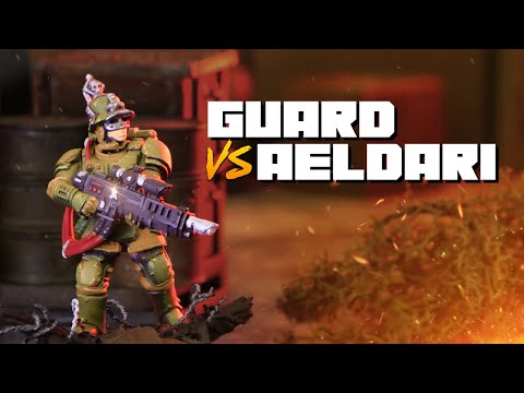 Astra Militarum vs Aeldari Seer Council - Warhammer 40k Battle Report