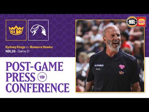 Brian Goorjian Post Match Press Conference | NBL26 Round 21 vs Illawarra Hawks