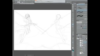 イラスト描きながら雑談   マイク買ったから声を拾ってくれるかテスト！
