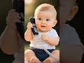 Baby Talking On Phone Call Cutest Conversation Ever Shorts Fyp Baby