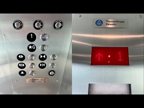 ThyssenKrupp Full Glass Hydraulic Elevator @ Darla Moore School of Business, U of SC, Columbia, SC