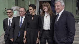 Farida Khelfa, Carla Bruni, Bernard Arnault and more at Karl for Ever Tribute to Karl