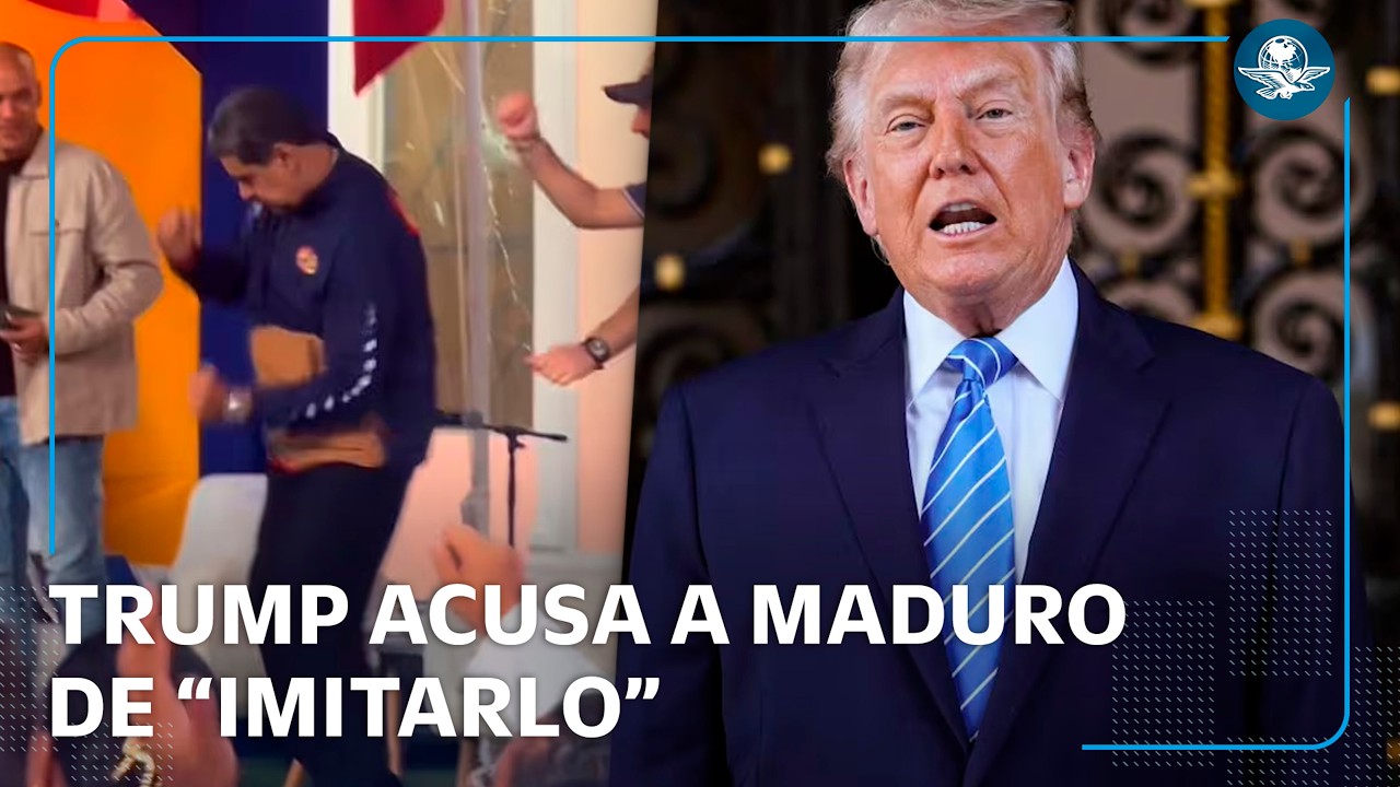 Donald Trump afirma que Maduro intentaba imitar su manera de bailar