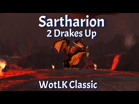 Sartharion - Obsidian Sanctum 25/2 Drakes Up--Unholy Death Knight Gameplay--WotLK Classic