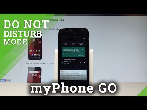How to Set Up Do Not Distrub in myPhone GO - Do Not Disturb Settings |HardReset.Info