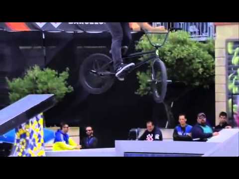 Garrett Reynolds street BMX Xgames Barcelona 2013 post interview