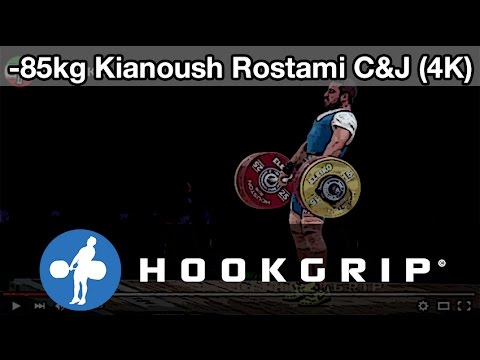 Kianoush Rostami (85) - 214kg/218kg Clean and Jerk (4k)