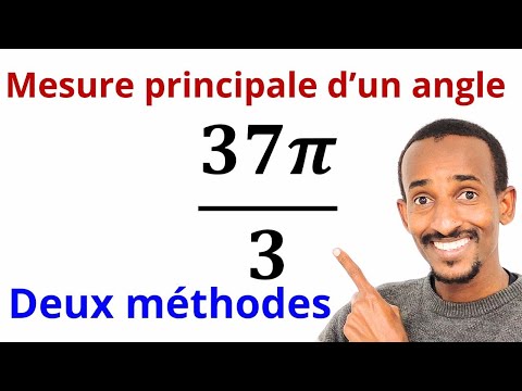 How to determine the principal measure of an angle?