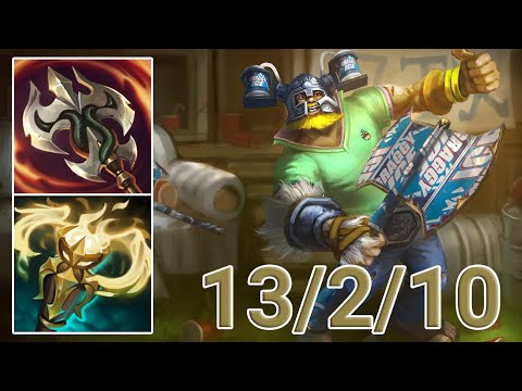 GO Ragner Olaf Top VS Lee Sin | EUW Master Patch 13.8